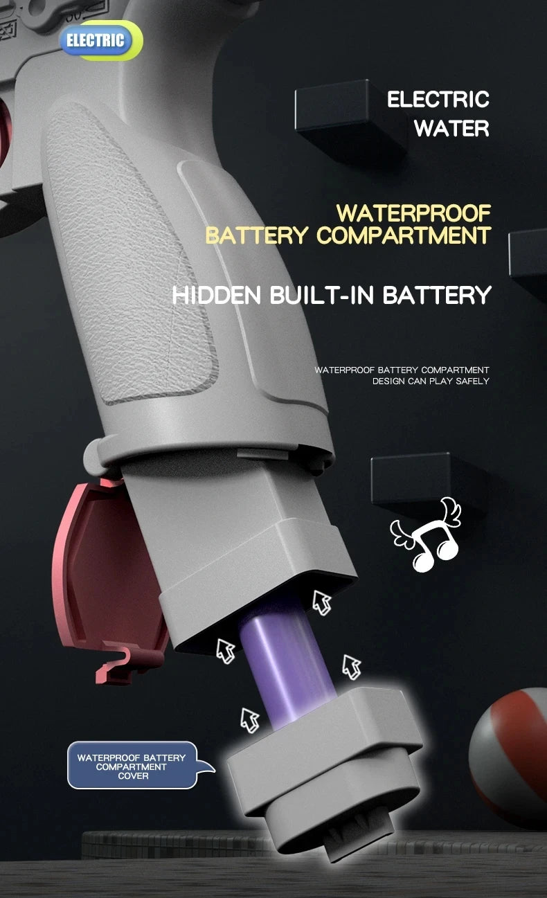 Automatic Summer Electric Toy Water Gun Large-capacity Water Gun Beach Outdoor Water Fight Swimming Pool Toys Gifts
